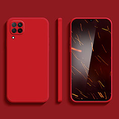 Custodia Silicone Ultra Sottile Morbida 360 Gradi Cover S02 per Samsung Galaxy A12 Rosso