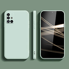 Custodia Silicone Ultra Sottile Morbida 360 Gradi Cover S02 per Samsung Galaxy A51 5G Verde Pastello