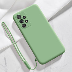 Custodia Silicone Ultra Sottile Morbida 360 Gradi Cover S02 per Samsung Galaxy A52 4G Verde