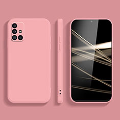 Custodia Silicone Ultra Sottile Morbida 360 Gradi Cover S02 per Samsung Galaxy M40S Rosa