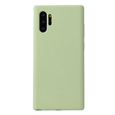 Custodia Silicone Ultra Sottile Morbida 360 Gradi Cover S02 per Samsung Galaxy Note 10 Plus 5G Verde