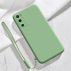 Custodia Silicone Ultra Sottile Morbida 360 Gradi Cover S02 per Samsung Galaxy S20 Lite 5G Verde