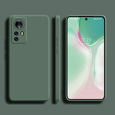 Custodia Silicone Ultra Sottile Morbida 360 Gradi Cover S02 per Xiaomi Mi 12S Pro 5G Verde