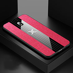 Custodia Silicone Ultra Sottile Morbida 360 Gradi Cover S02 per Xiaomi Redmi 8A Rosso