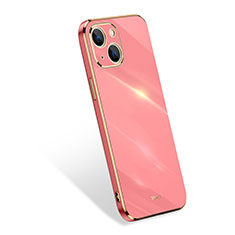Custodia Silicone Ultra Sottile Morbida 360 Gradi Cover S03 per Apple iPhone 13 Rosa