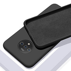 Custodia Silicone Ultra Sottile Morbida 360 Gradi Cover S03 per OnePlus 7T Nero