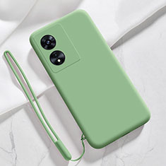 Custodia Silicone Ultra Sottile Morbida 360 Gradi Cover S03 per Oppo A78 5G Verde