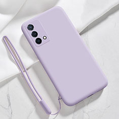 Custodia Silicone Ultra Sottile Morbida 360 Gradi Cover S03 per Oppo K9 5G Lavanda