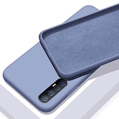 Custodia Silicone Ultra Sottile Morbida 360 Gradi Cover S03 per Oppo Reno3 Pro Grigio