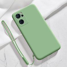 Custodia Silicone Ultra Sottile Morbida 360 Gradi Cover S03 per Oppo Reno7 SE 5G Verde Pastello