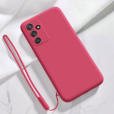 Custodia Silicone Ultra Sottile Morbida 360 Gradi Cover S03 per Samsung Galaxy A55 5G Rosso