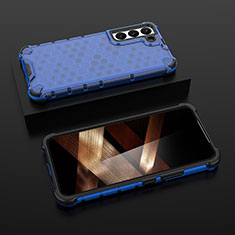 Custodia Silicone Ultra Sottile Morbida 360 Gradi Cover S03 per Samsung Galaxy S24 5G Blu