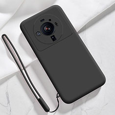 Custodia Silicone Ultra Sottile Morbida 360 Gradi Cover S03 per Xiaomi Mi 12 Ultra 5G Nero