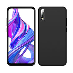 Custodia Silicone Ultra Sottile Morbida 360 Gradi Cover S04 per Huawei P Smart Z (2019) Nero