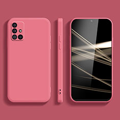 Custodia Silicone Ultra Sottile Morbida 360 Gradi Cover S04 per Samsung Galaxy A71 4G A715 Rosa Caldo