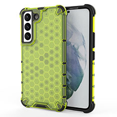 Custodia Silicone Ultra Sottile Morbida 360 Gradi Cover S04 per Samsung Galaxy S21 Plus 5G Verde