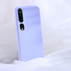 Custodia Silicone Ultra Sottile Morbida 360 Gradi Cover S04 per Xiaomi Mi 10 Viola