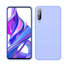 Custodia Silicone Ultra Sottile Morbida 360 Gradi Cover S05 per Huawei Honor 9X Pro Viola