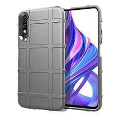 Custodia Silicone Ultra Sottile Morbida 360 Gradi Cover S05 per Huawei P Smart Z (2019) Grigio