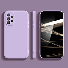 Custodia Silicone Ultra Sottile Morbida 360 Gradi Cover S05 per Samsung Galaxy A52s 5G Lavanda