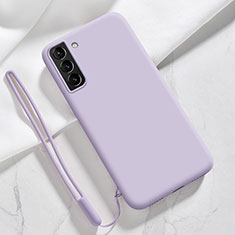 Custodia Silicone Ultra Sottile Morbida 360 Gradi Cover S05 per Samsung Galaxy S21 5G Viola