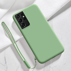 Custodia Silicone Ultra Sottile Morbida 360 Gradi Cover S05 per Samsung Galaxy S24 Ultra 5G Verde