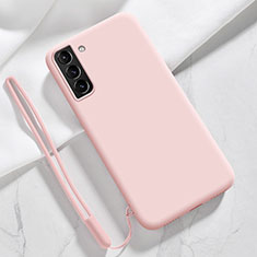 Custodia Silicone Ultra Sottile Morbida 360 Gradi Cover S05 per Samsung Galaxy S25 5G Rosa