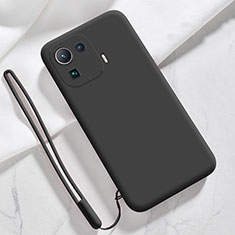 Custodia Silicone Ultra Sottile Morbida 360 Gradi Cover S05 per Xiaomi Mi 11 Pro 5G Nero