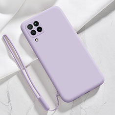 Custodia Silicone Ultra Sottile Morbida 360 Gradi Cover S06 per Samsung Galaxy A12 5G Lavanda