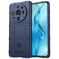 Custodia Silicone Ultra Sottile Morbida 360 Gradi Cover S07 per Xiaomi Mi 12 Ultra 5G Blu