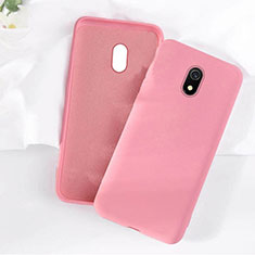 Custodia Silicone Ultra Sottile Morbida 360 Gradi Cover S07 per Xiaomi Redmi 8A Rosa