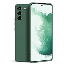 Custodia Silicone Ultra Sottile Morbida 360 Gradi Cover S08 per Samsung Galaxy S21 Plus 5G Verde