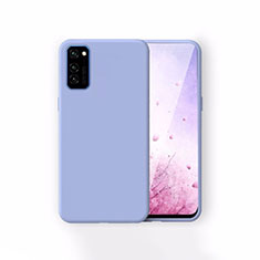 Custodia Silicone Ultra Sottile Morbida 360 Gradi Cover T01 per Huawei Honor V30 5G Cielo Blu