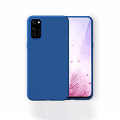 Custodia Silicone Ultra Sottile Morbida 360 Gradi Cover T01 per Huawei Honor V30 Pro 5G Blu