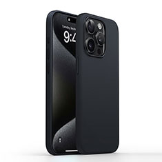 Custodia Silicone Ultra Sottile Morbida 360 Gradi Cover YK1 per Apple iPhone 13 Pro Max Nero