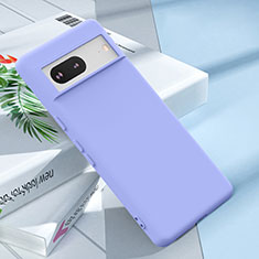 Custodia Silicone Ultra Sottile Morbida 360 Gradi Cover YK1 per Google Pixel 7 5G Lavanda