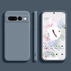 Custodia Silicone Ultra Sottile Morbida 360 Gradi Cover YK1 per Google Pixel 7 Pro 5G Grigio