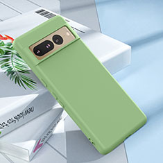 Custodia Silicone Ultra Sottile Morbida 360 Gradi Cover YK1 per Google Pixel 7 Pro 5G Verde