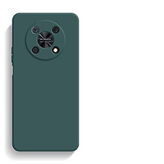 Custodia Silicone Ultra Sottile Morbida 360 Gradi Cover YK1 per Huawei Enjoy 50 Pro Verde Notte