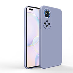 Custodia Silicone Ultra Sottile Morbida 360 Gradi Cover YK1 per Huawei Honor 50 Pro 5G Grigio Lavanda