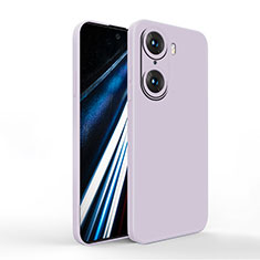 Custodia Silicone Ultra Sottile Morbida 360 Gradi Cover YK1 per Huawei Honor 60 Pro 5G Viola