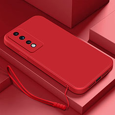 Custodia Silicone Ultra Sottile Morbida 360 Gradi Cover YK1 per Huawei Honor 80 GT 5G Rosso