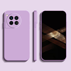 Custodia Silicone Ultra Sottile Morbida 360 Gradi Cover YK1 per OnePlus 12R 5G Lavanda