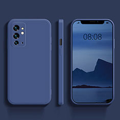 Custodia Silicone Ultra Sottile Morbida 360 Gradi Cover YK1 per OnePlus 9RT 5G Blu