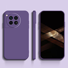 Custodia Silicone Ultra Sottile Morbida 360 Gradi Cover YK1 per OnePlus Ace 3 5G Viola