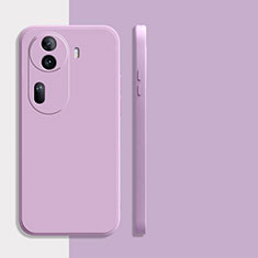 Custodia Silicone Ultra Sottile Morbida 360 Gradi Cover YK1 per Oppo Reno11 Pro 5G Lavanda