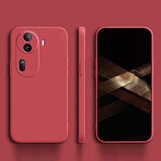 Custodia Silicone Ultra Sottile Morbida 360 Gradi Cover YK1 per Oppo Reno11 Pro 5G Rosso