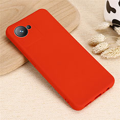 Custodia Silicone Ultra Sottile Morbida 360 Gradi Cover YK1 per Realme C30s Rosso