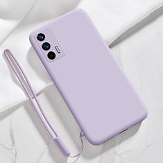 Custodia Silicone Ultra Sottile Morbida 360 Gradi Cover YK1 per Realme GT 5G Lavanda