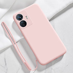 Custodia Silicone Ultra Sottile Morbida 360 Gradi Cover YK1 per Vivo iQOO Z6 Lite 5G Rosa